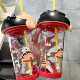 Crayon Small New Same Style Water Cup tritan Girl High Color Value Straw Cup Student Cute 2025 New Style Water Cup