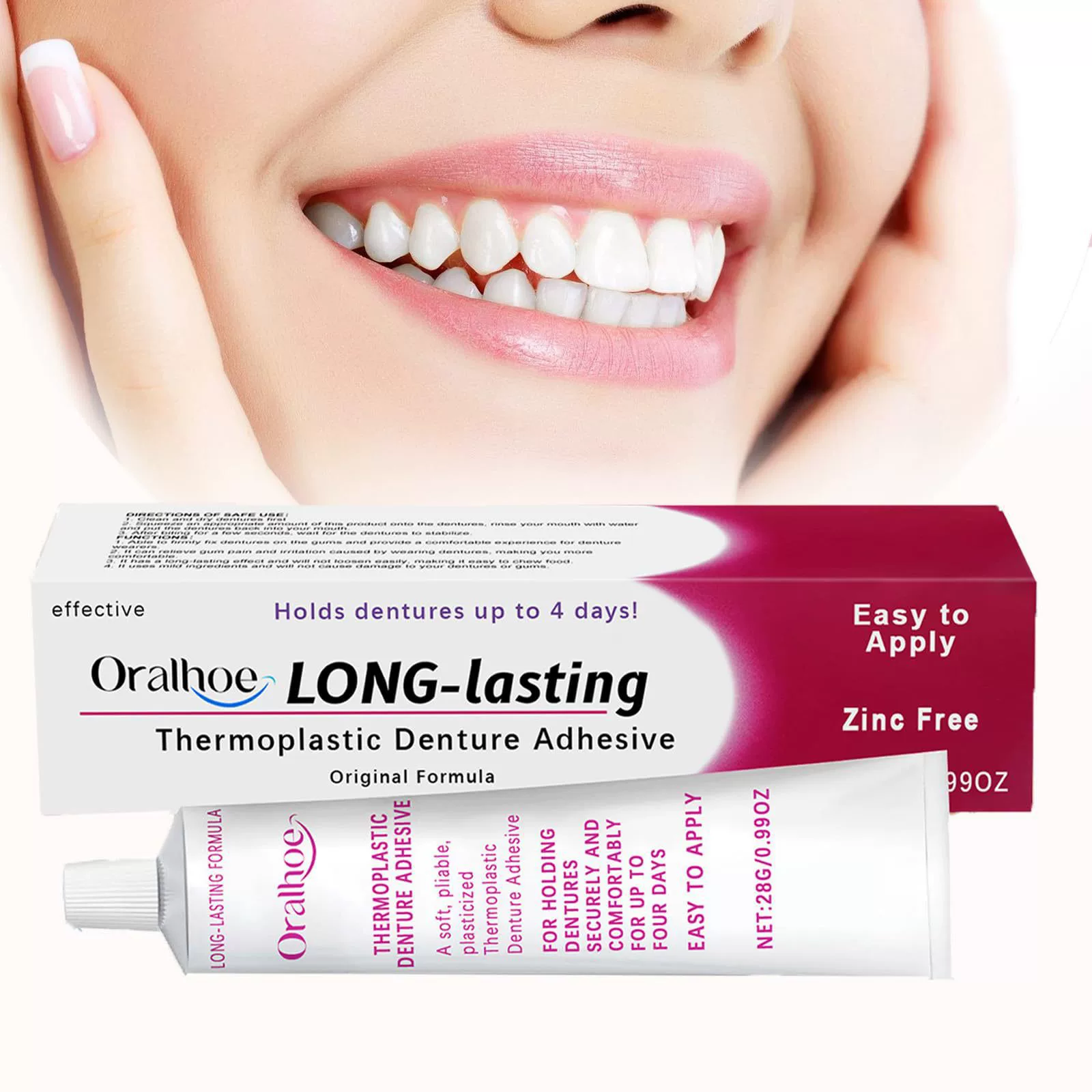 JEREMYTIS Thermoplastic Denture A зубные протезы для фиксации клеи