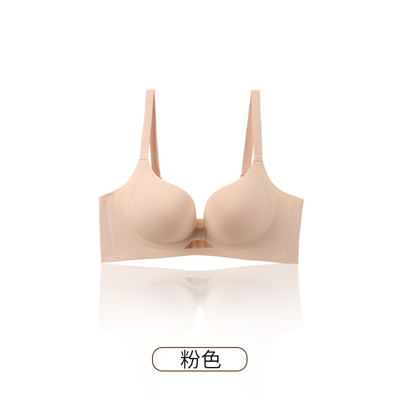 果冻无痕内衣女提拉防下垂收副乳聚拢小胸显大上托无痕调整文胸罩|undefined