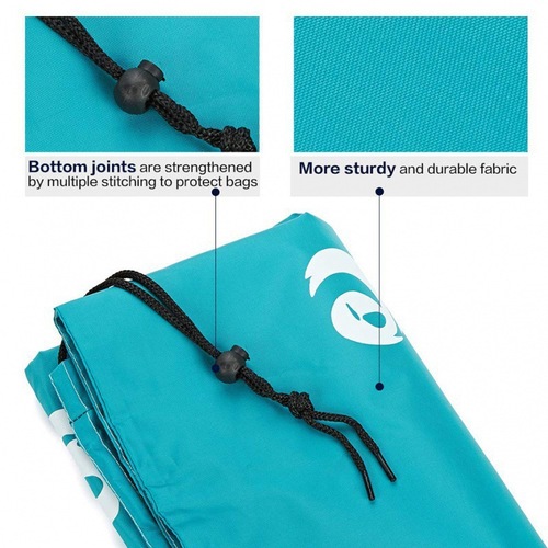 Smile Shape Nylon Laundry Bag Wash Me Travel Storage Pouch