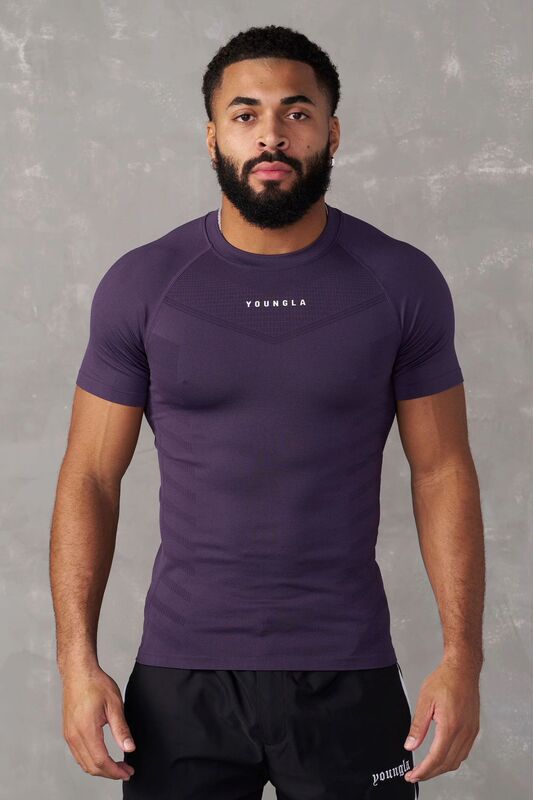 YOUNGLA メンズ Tシャツ スポーツ フィットネス 速乾性 通気性 ストレッチ フィットネス ジャージ ジョガー スリム ランニング バスケットボール ジャージ|undefined