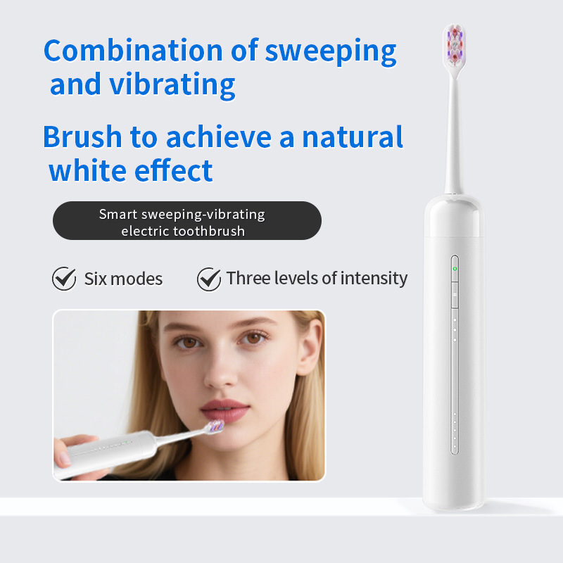 Cross-Border/Domestic Electric Toothbrush for Adults, Fully Automatic Sonic Men's and Women's Soft-Bristled Electric Toothbrush