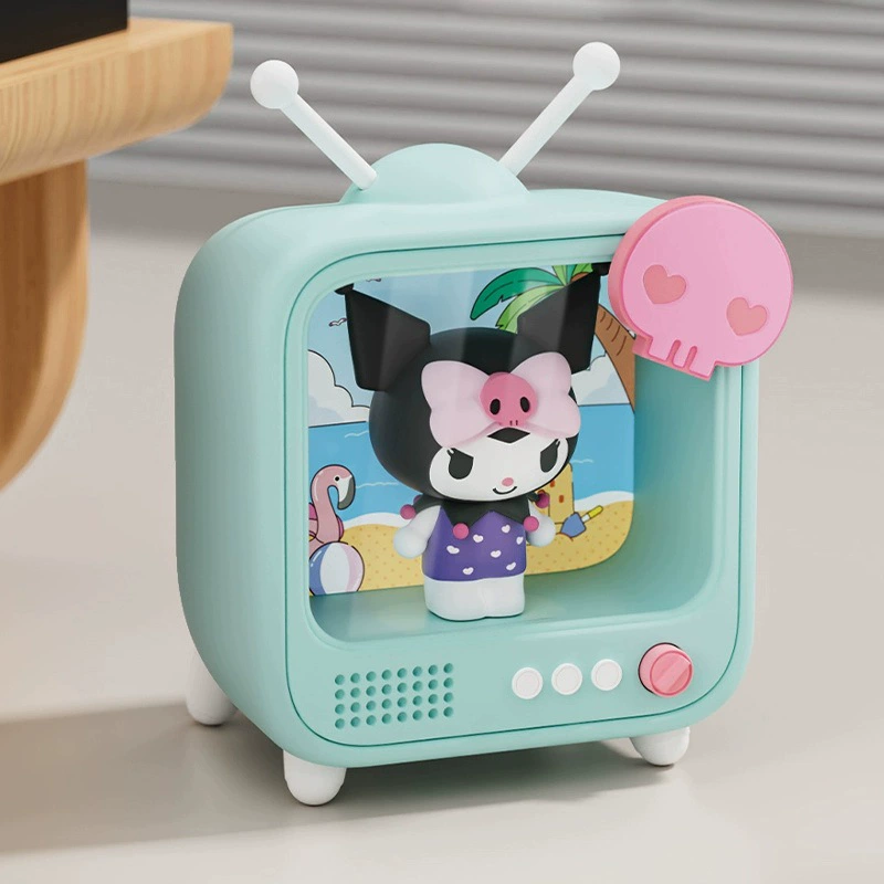 Настоящий Wolf Bowang/Семья Sanrio серия телеканалов светящиеся украшения слепая коробка Большой ушастый собака Кэти кот
