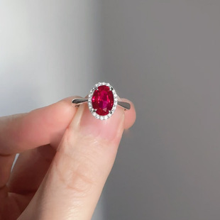 ¡¡���錚�¿�����S925�y5*7mm�E�A��Ѫ�t�ʼ��{��ָ���|�r��Ů