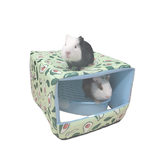 Rabbit shelter hedgehog guinea pig bottomless nest can be placed in the toilet nest hamster nest small pet hiding house