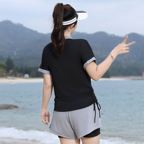 Women's Plus Size Full Body Swimsuit with Coverage for a Slimmer Look, Suitable for 180 lbs
