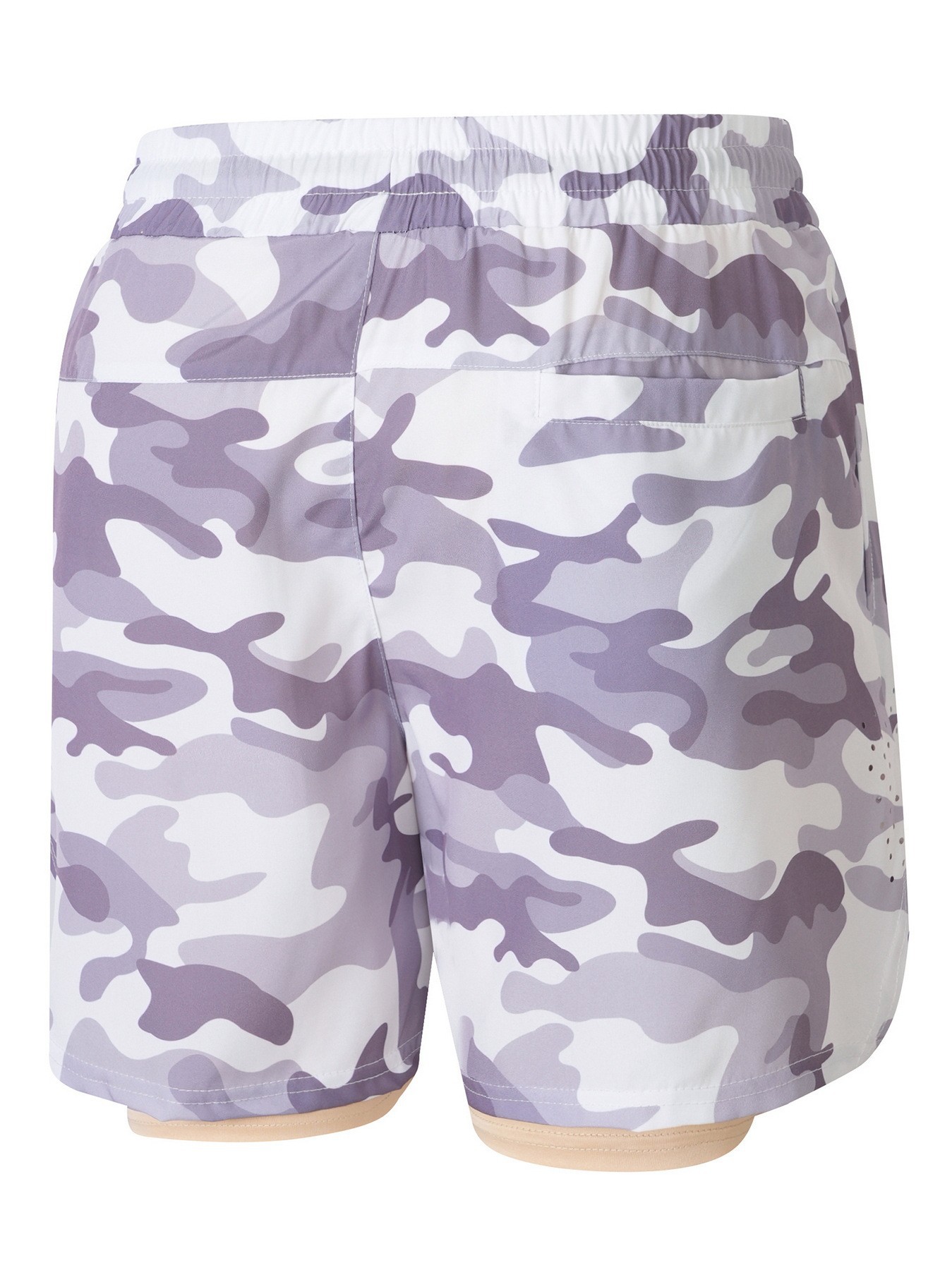 Men's Clothing Men's Summer Sports Casual Breathable Double Camouflage Drawstring Jogger Shorts For Formal & Casual_viptrois.com