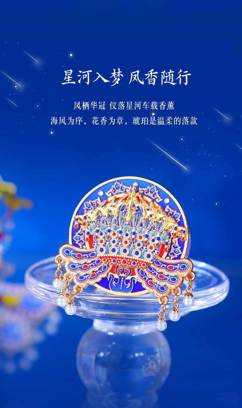Lily Story Car Fragrance New Release: Forbidden City Collaboration Solid Car Fragrance Vent Diffuser