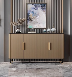 S * Light Luxury Side Cabinet Entrance Cabinet Living Room Corridor Storage Side Cabinet Wall Storage Partition Dali American Shoe Cabinet