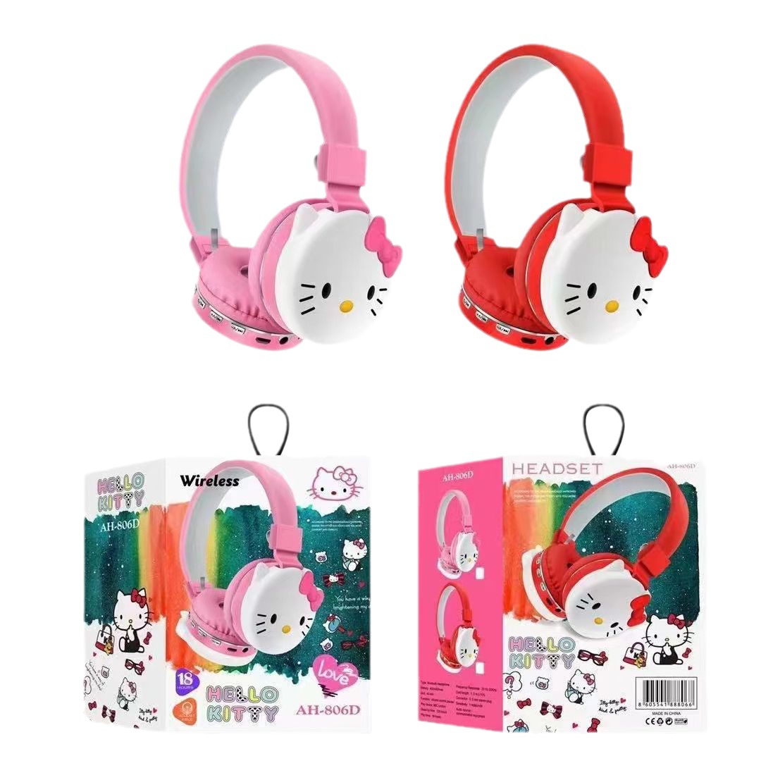Comercio exterior coolomi auricular inalámbrico Bluetooth Kitty princesa auriculares ordenador teléfono móvil música auriculares estéreo