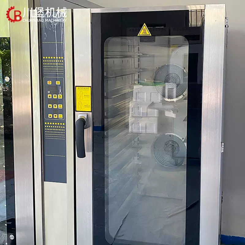 柏川热风循环炉五盘风炉商用烤炉蛋糕汉堡烤鸡面包喷雾风炉电烤箱