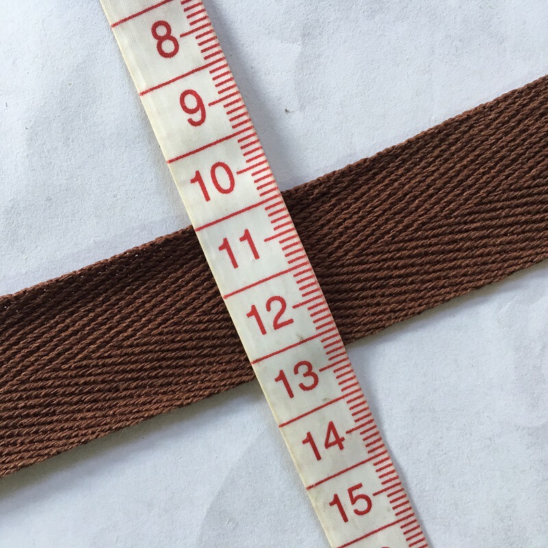 2.2cm Polyester-Cotton Herringbone Pattern Edging Tape, Eco-Friendly Luggage Accessories, Clothing Accessories, Black and Colorful Edging Tape