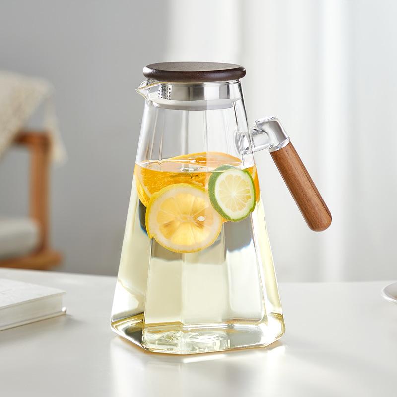 玻璃冷水壶耐高温凉水壶家用开水壶储水大容量夏季冰水壶水果扎壶|undefined