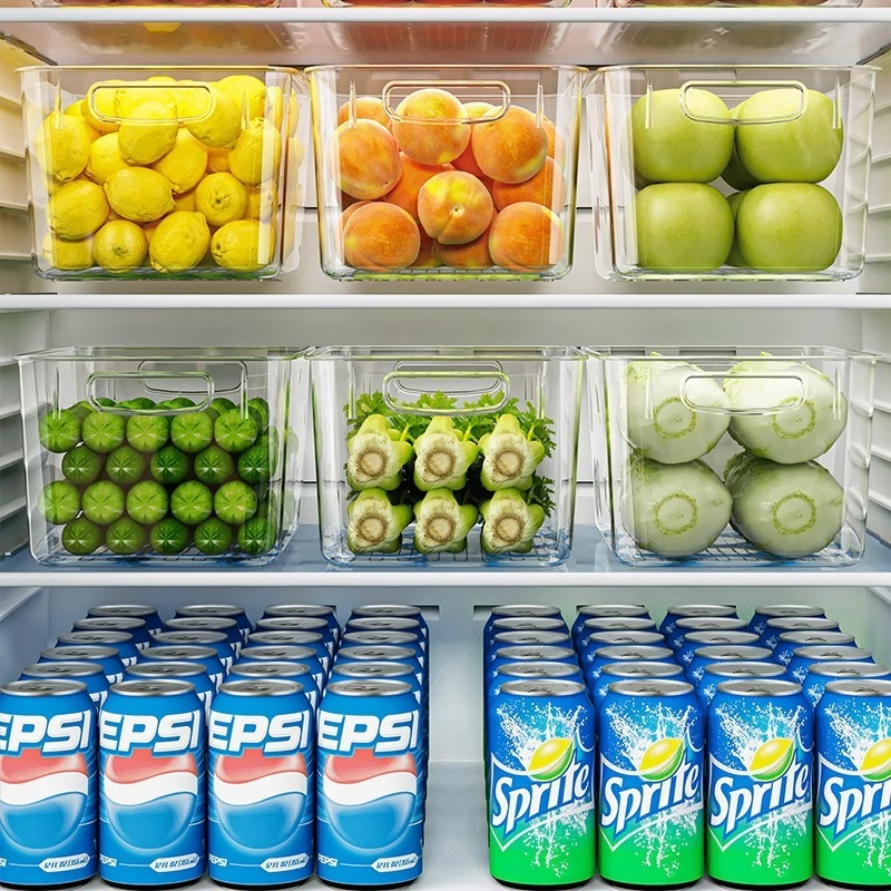 冰箱保鲜盒透明抽屉式食品级整理神器蔬菜鸡蛋收纳盒专用食物盒子|undefined