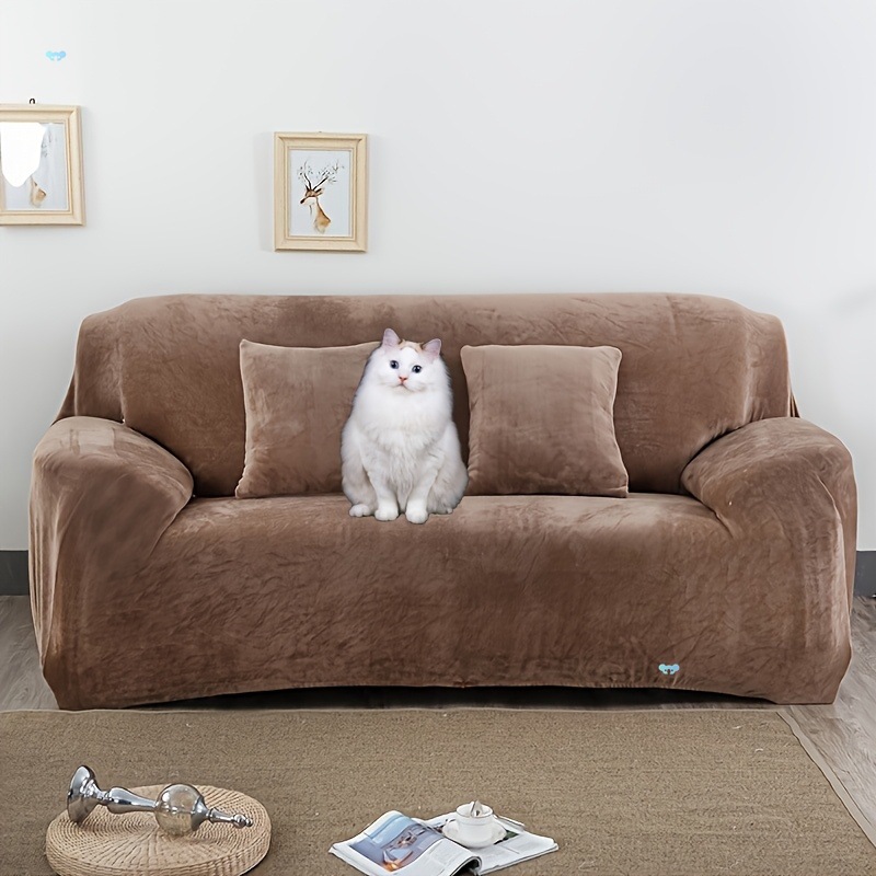 1pc Sofa Cover Furniture Protectors Stretchable Velvet跨境|ru