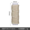 Wax line beige 5#-12m transparent tube