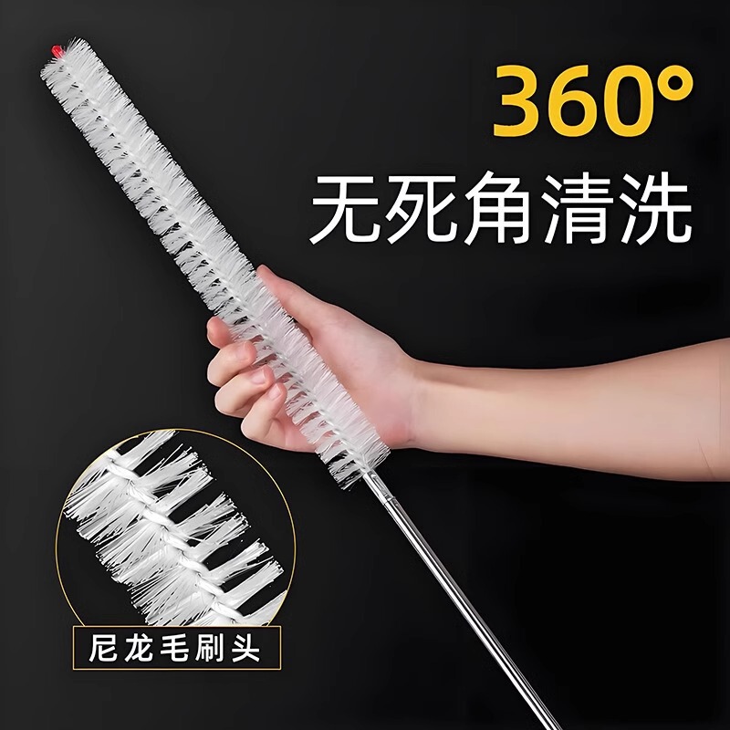 Washing Machine Drum Cleaning Brush, Long Bristle Brush for Cleaning the Inner Wall of the Pulsator, No-Disassembly Cleaning Brush, Special Tool with Five Sides