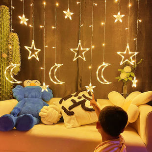Led star lights colored lights string lights stars night lights room decoration items ins wind dormitory atmosphere lights