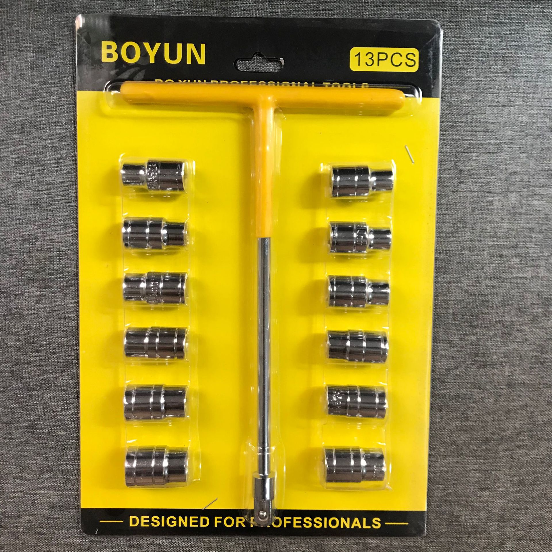 Fuente fabricante L-tipo manga 13 piezas T-tipo manga 13 piezas combinación traje de reparación de automóviles llave