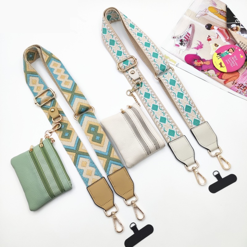 101g Weight Bag Strap Bag Accessories Type 1 Piece, 1 Set Quantity Casual, Daily Occasion Polyester Material Geometric, Leopard Pattern Simple Style, Classic Style Style 1 Piece 1 Set Polyester Geometric Leopard Bag Strap 22