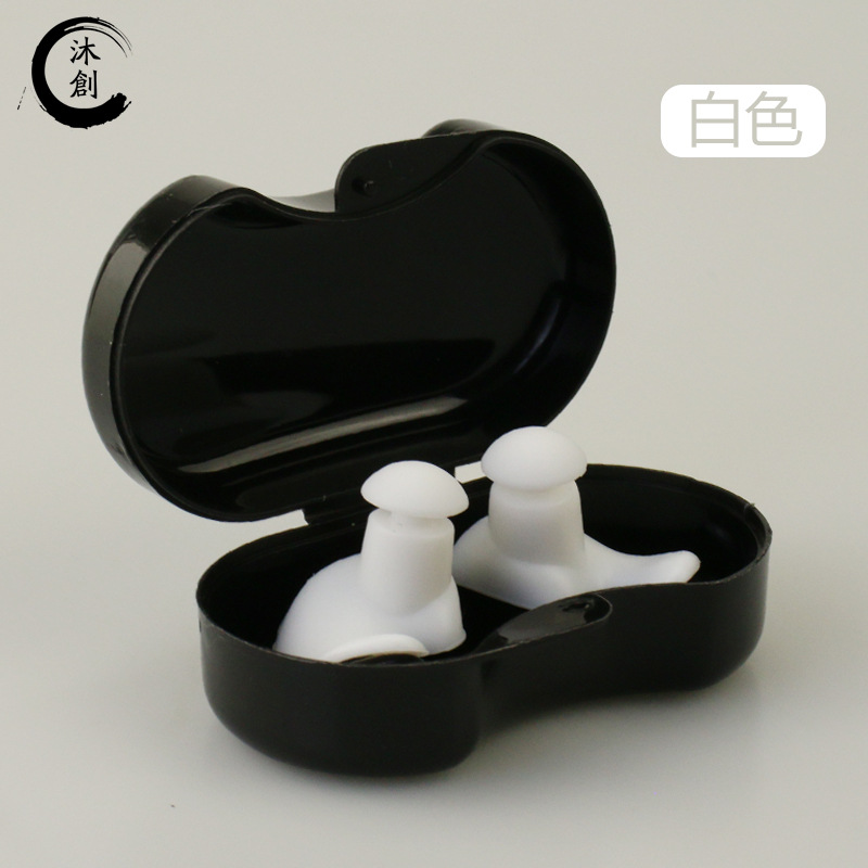 Natación tapones para los oídos de silicona tapones para los oídos impermeables natación caja espiral tapones para los oídos adultos baño de buceo fabricante de silicona