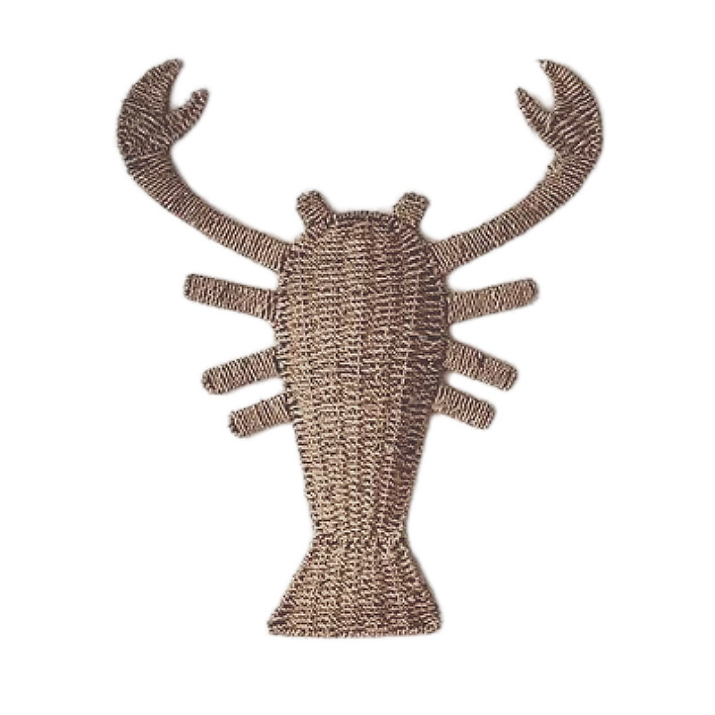 Transfronterizos de paja animal colgante hotel restaurante colgante de pared serie marina langosta de vid tejida decoración de pared animal