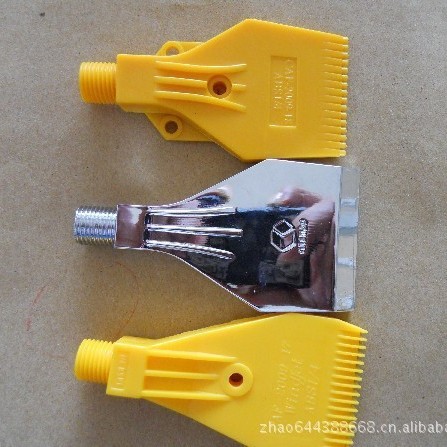 F型铝合金吹风喷嘴 风刀冷却 吹干吹气嘴ALMA-1/4 扁平不锈钢喷头