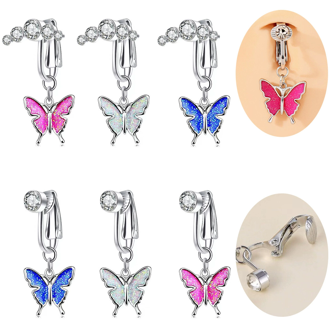 Pendant, belly button piercing, Amazon, for import