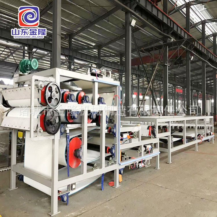 洗沙污水处理设备泥浆处理污水处理设备 水平橡胶真空带式过滤机