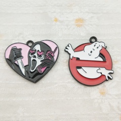 国境を越えたアニメ欧米の人気ハロウィーンアクセサリーdiy滴油アクセサリーペンダント