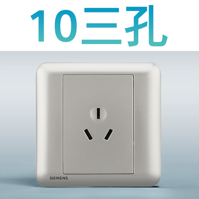 Siemens switch socket Hao Rui series selenium glaze 86 -type wall household five -hole power socket air -conditioning panel