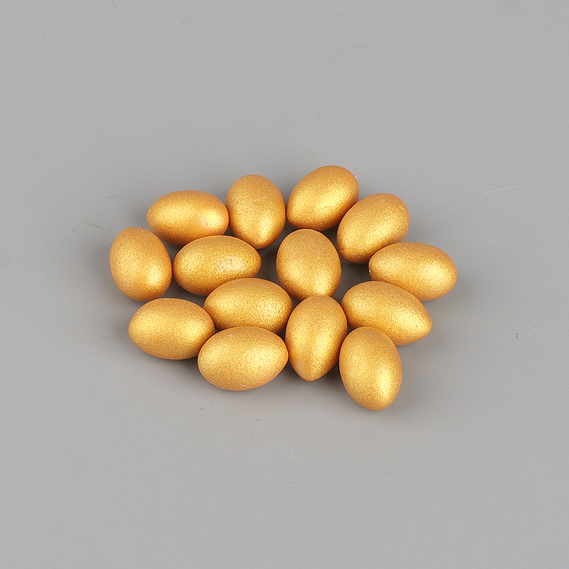 Miniature Landscaping Ornaments Source Manufacturer Artificial Golden Egg Small Egg DIY Resin Jewelry Accessories