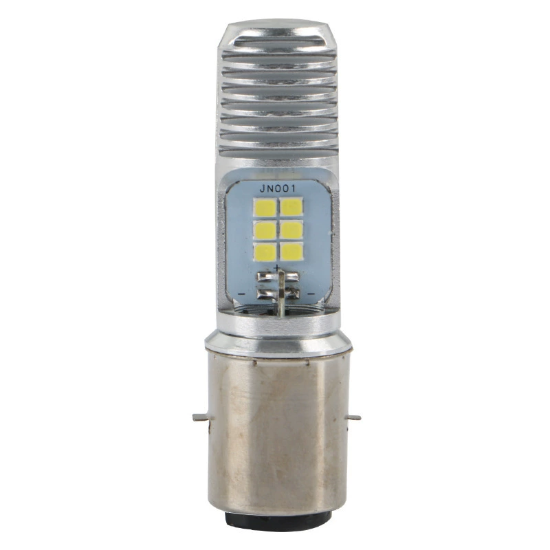 Мотоциклетная светодиодная фара P15D H6 H4 BA20D 2835 12SMD передняя лампочка для автомобиля