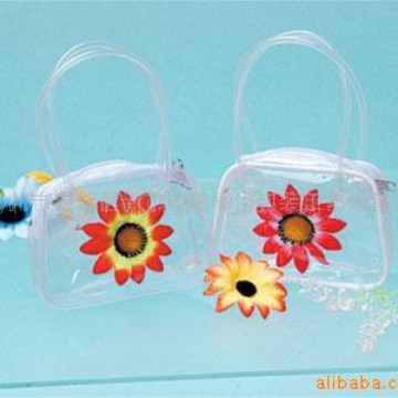 新款化妆包女便携式PVC旅行洗漱包透明收纳袋小包化妆品刷包