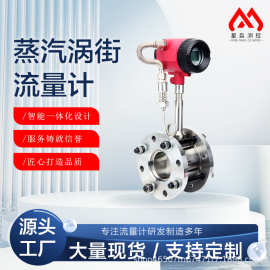 高精度耐高温不锈钢涡街流量计水表大流量压缩空气气体仪表