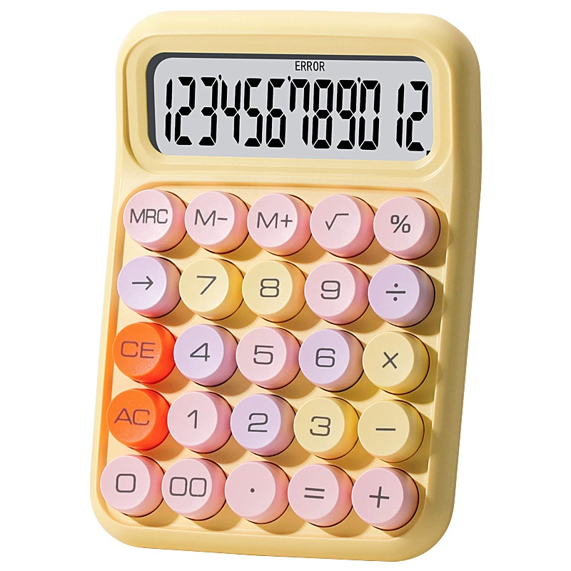 Dopamine color calculator high face value multi -functional calculation device Flexible keyboard office financial accounting
