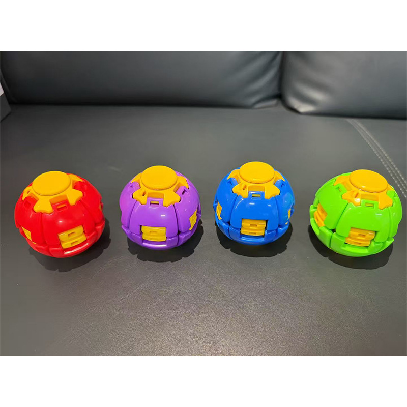 Nuevos productos transfronterizos 3D de impresión de presión rotatoria bola espiral de descompresión de dedo giroscopio tecla de descompresión de engranajes juguetes pequeños