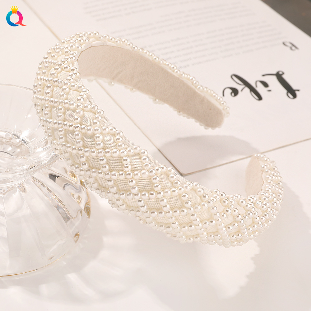 180g Weight Headwear Hair Accessories Type 1 Piece Quantity Street Occasion Artificial Pearl Material Geometric Pattern Women'S Gender Plating Design Fashion Style Fashion Geometric Artificial Pearl Plating Headwear 1 Piece 8