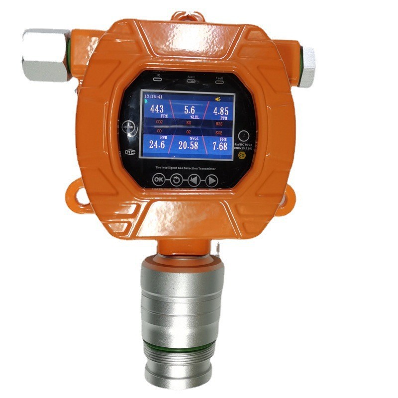 四合一固定式二氧化氮检测仪测氧仪硫化氢一氧化碳探测报警器