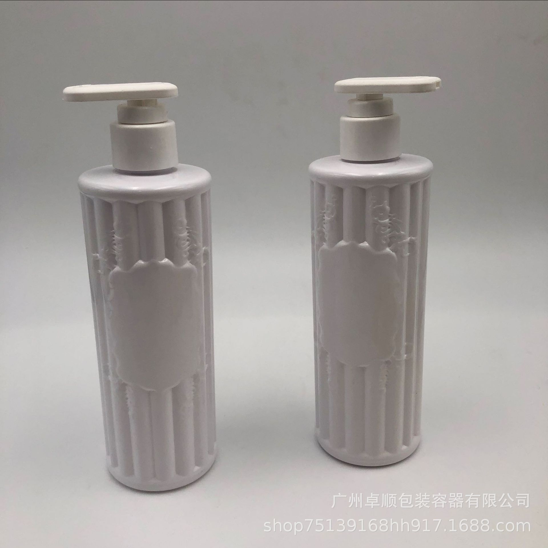 卓顺厂家批发300ML洗发水沐浴露护发素日化用品PET塑料按压瓶