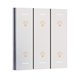 tuya graffiti smart voice switch zigbee touch Big Board white four-open six-key scene linkage panel