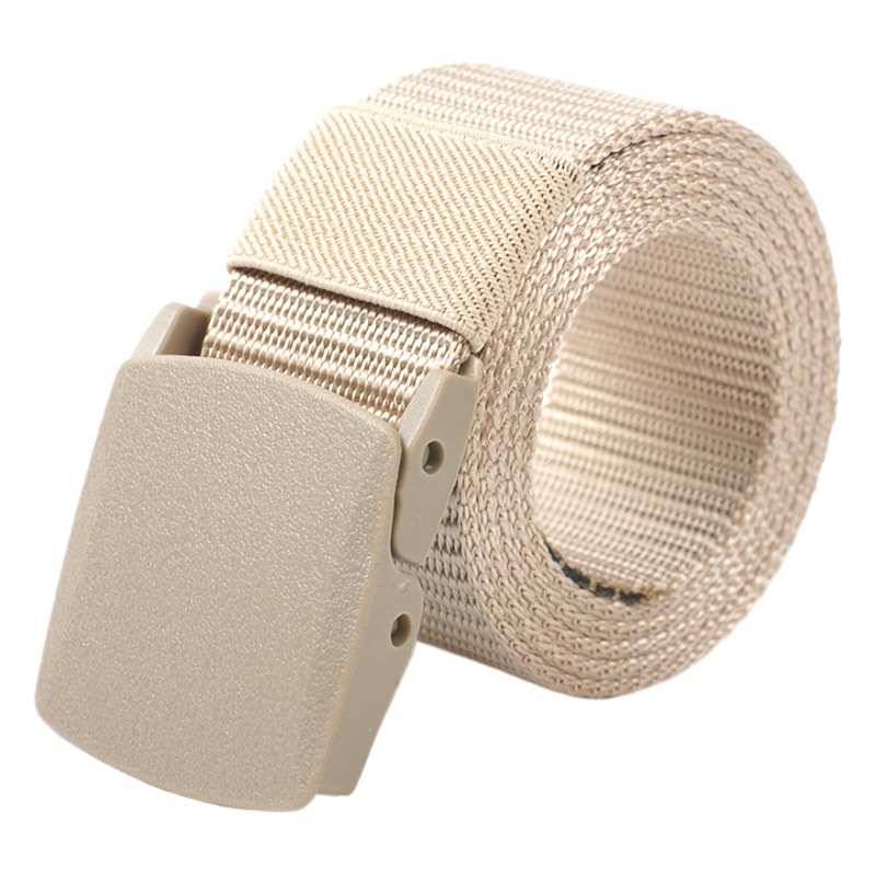 Cinturón de Nylon/Lona Unisex, Hebilla Automática, Estilo Militar/Casual