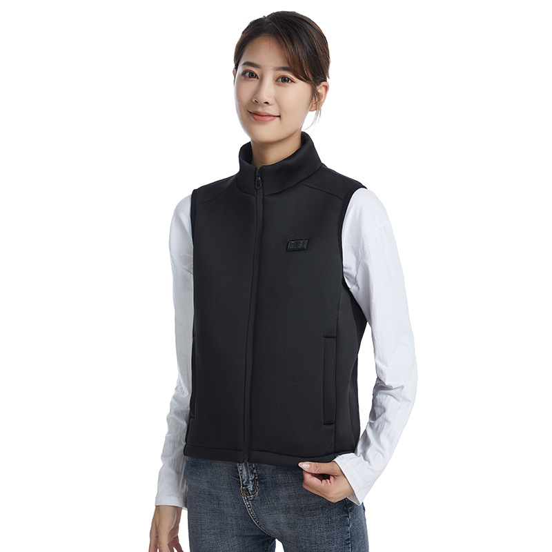 Chaleco de pareja de calefacción inteligente transfronteriza de otoño e invierno para hombres y mujeres para el mismo chaleco térmico eléctrico de temperatura constante USB al por mayor