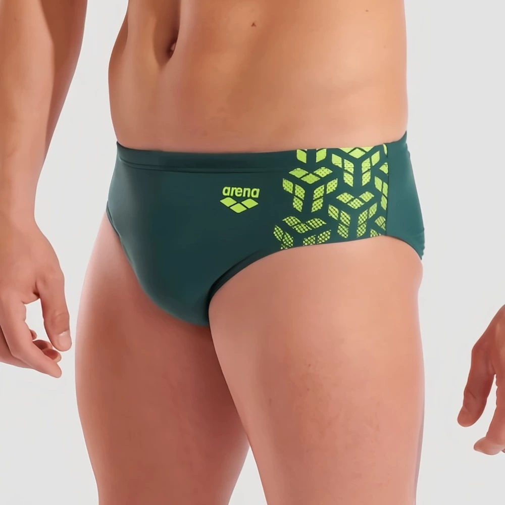 2026 Arena Men's Swim Briefs Low-Waist Professional Training Swimwear Quick-Dry Competition Anti-Embarrassment Anti-Oxidation