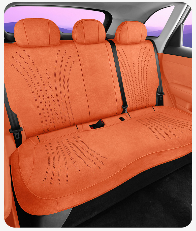 Shangjie H5 Exclusive Full-Cover Suede Saddle Pad Car Seat Cover, Universal for All Seasons, Shangjie Rams Seat Cover Modification