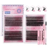 DIY-JMS-044+pink double-headed adhesive + double-headed brush + tweezers + glue removal solution