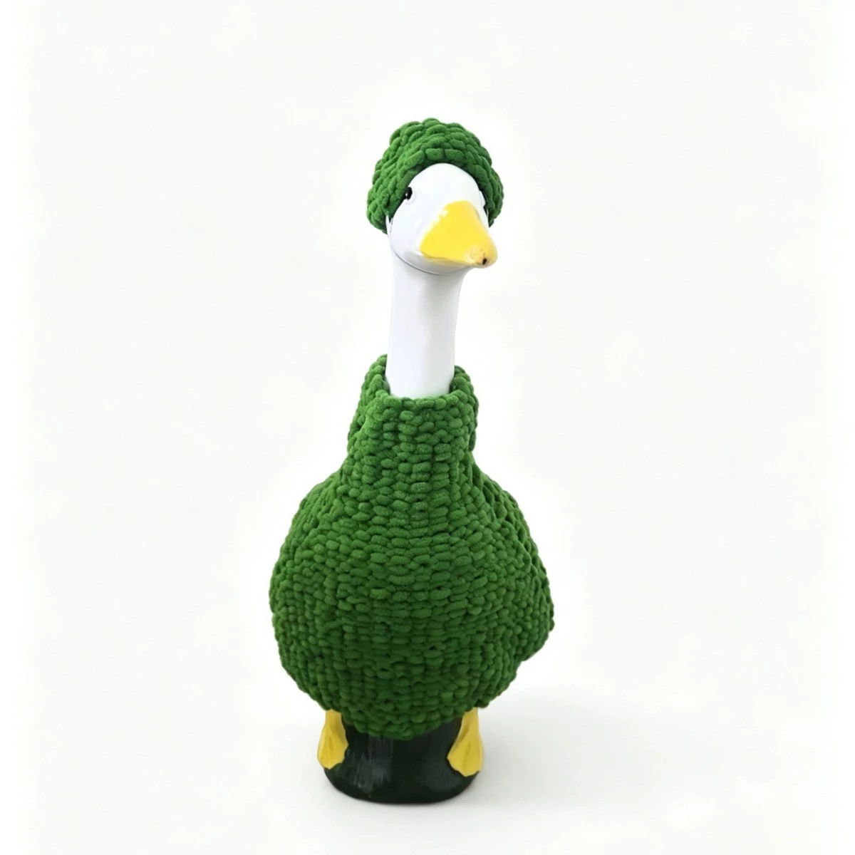 Кросс-борт Porch Goose ручная вязка милый яркий шерстяной костюм Porch Goose 7 дюймов и 23 дюйма вязаная одежда