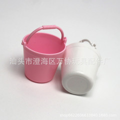 玩具塑料兒童過家家迷你園藝塑料玩具手提式工具裝水小桶提桶跨境