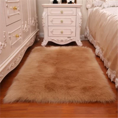 Foot Mat, Bedroom Entrance Carpet, Car Carpet - khaki-30-30cm-square