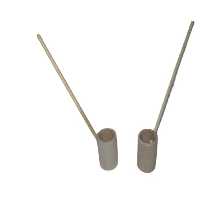 [木质日式酒勺 圆形手柄斟酒勺 禾木酒勺wooden Japan wine spoon]